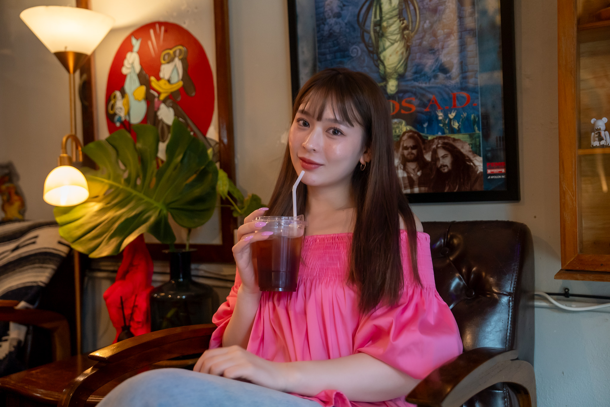 ヴィンテージショップとカフェが併設したお店