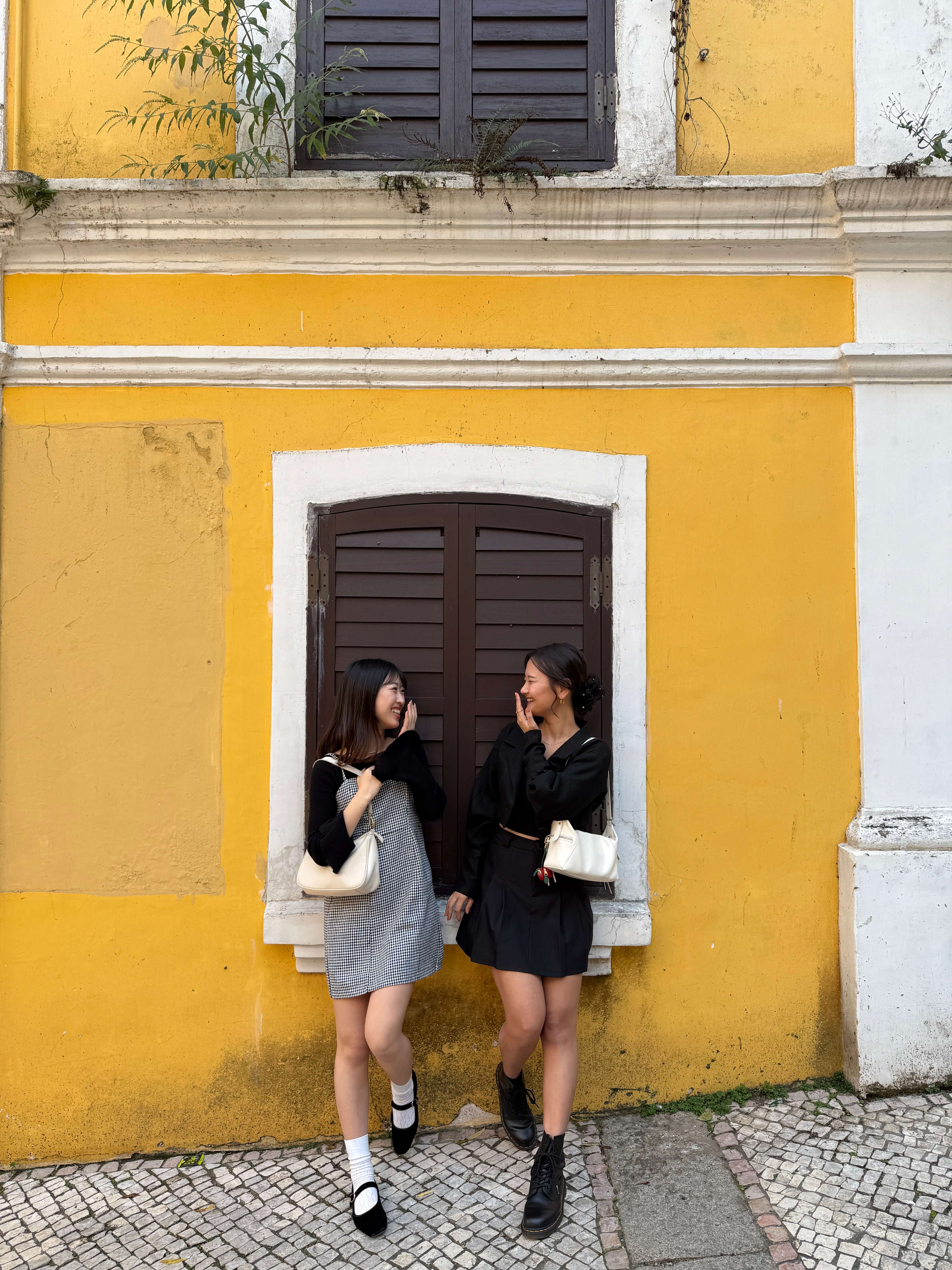 カラフルな街並みと歴史的な建物が織りなす美しい景色を堪能